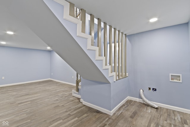 interior space featuring hardwood / wood-style floors