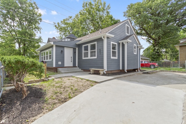 view of front of home