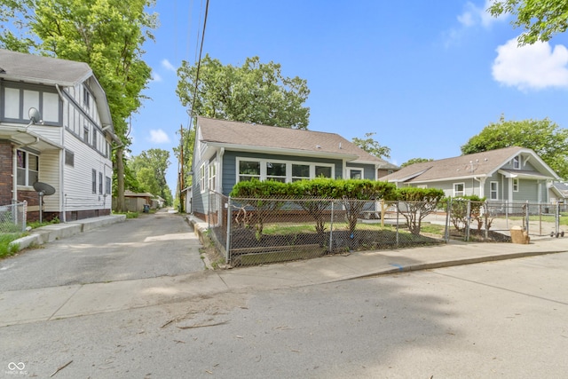 view of front of home featuring central AC