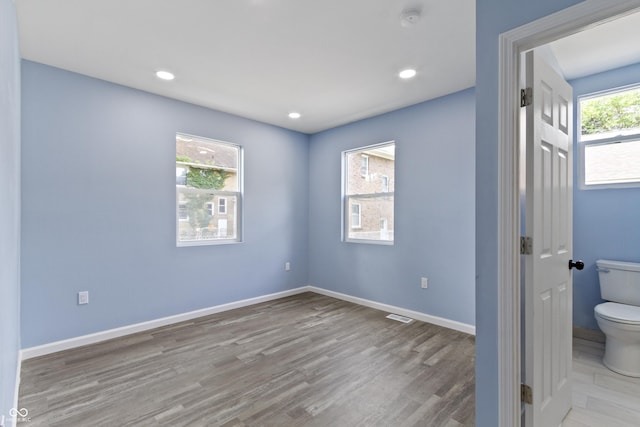 interior space featuring light hardwood / wood-style flooring