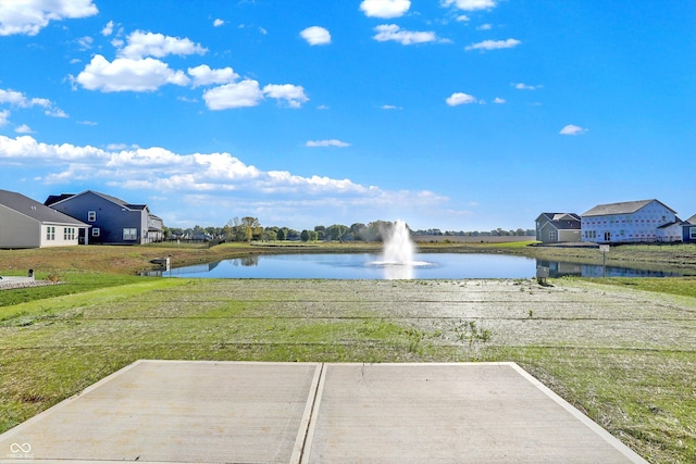 view of water feature