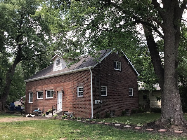 exterior space with a lawn