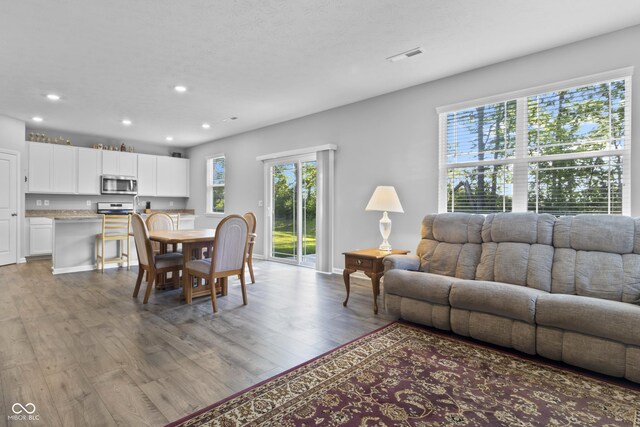 dining room featuring hardwood / wood-style floors