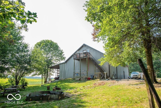 10050 E State Road 250, Crothersville, IN 47229 - exterior space with a lawn