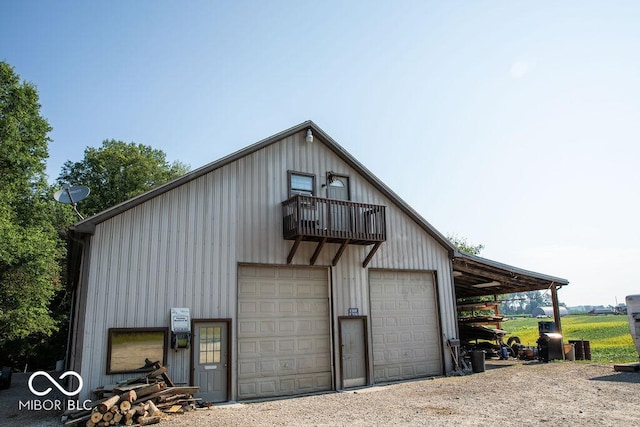 10050 E State Road 250, Crothersville, IN 47229 - view of garage