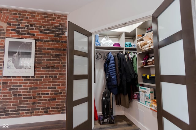 view of closet