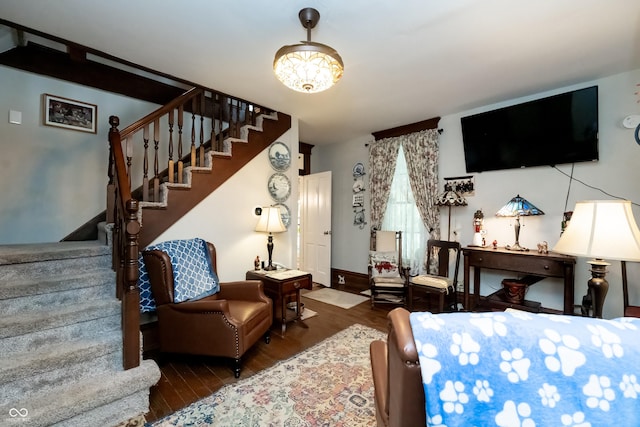 bedroom featuring hardwood / wood-style flooring