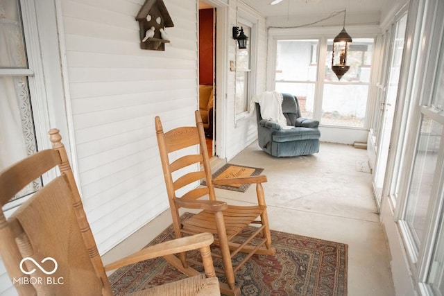 1104 W Main St, Crawfordsville, IN 47933 - sunroom / solarium with concrete floors