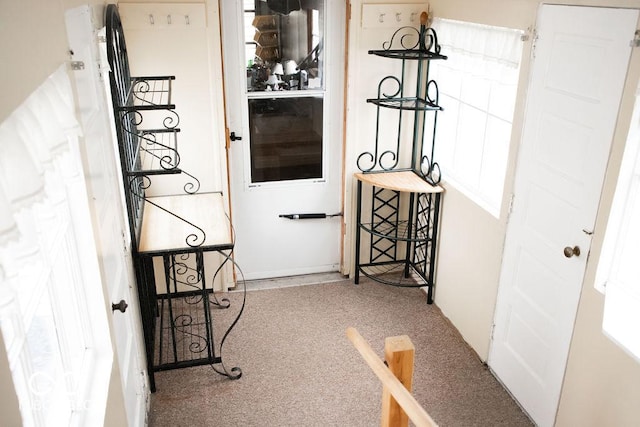 1104 W Main St, Crawfordsville, IN 47933 - hallway featuring carpet