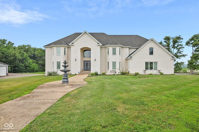 8292 S State Road 39th Rd S, Clayton, IN 46118 - view of front facade featuring a front lawn and roof with shingles