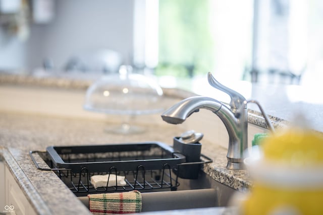 interior details with sink