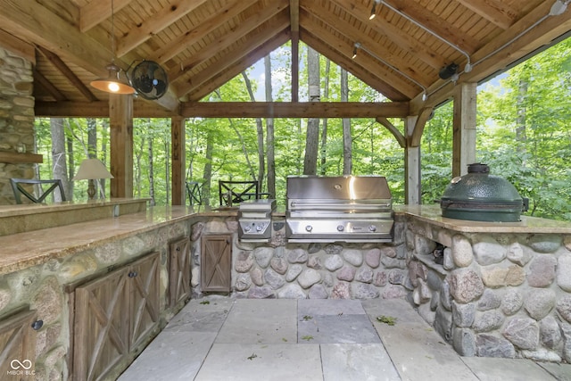 view of patio / terrace featuring area for grilling