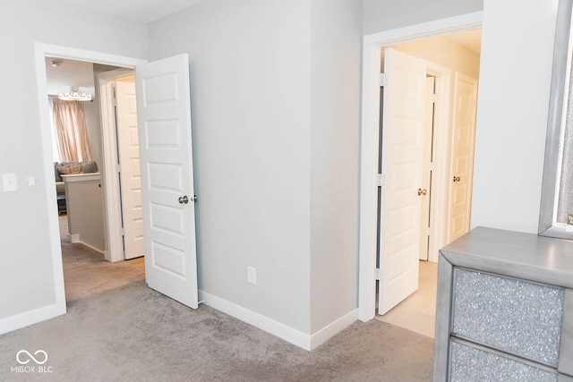 interior space with light colored carpet