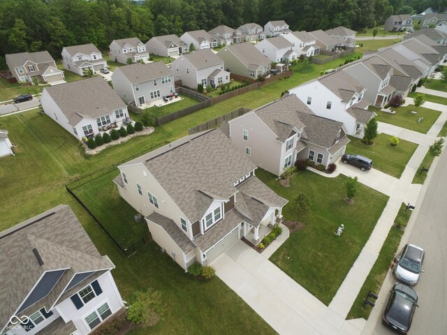 6748 Fallen Leaf Dr, Whitestown, IN 46075 - aerial view of residential area