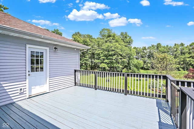 view of deck