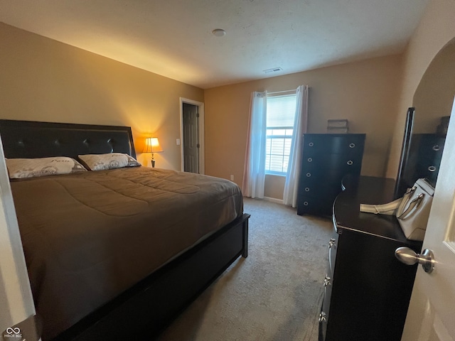 bedroom featuring carpet flooring