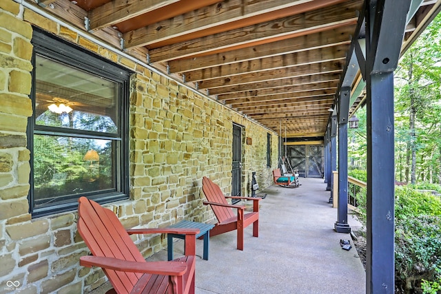 view of patio