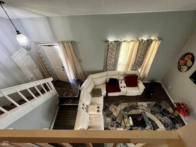 bedroom featuring hardwood / wood-style flooring