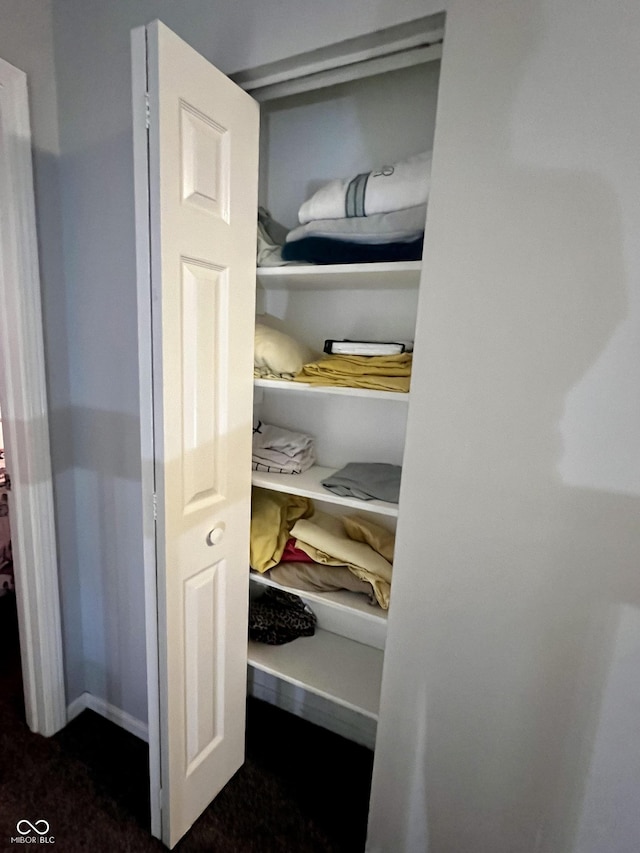 view of closet