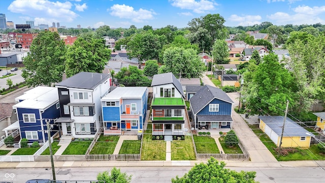 1218 Orange St, Indianapolis, IN 46203 - aerial view of residential area
