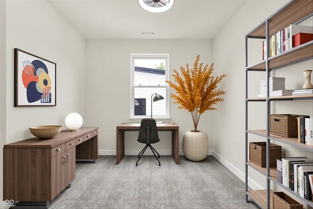 1218 Orange St, Indianapolis, IN 46203 - carpeted office with baseboards