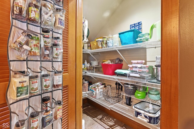 pantry with water heater