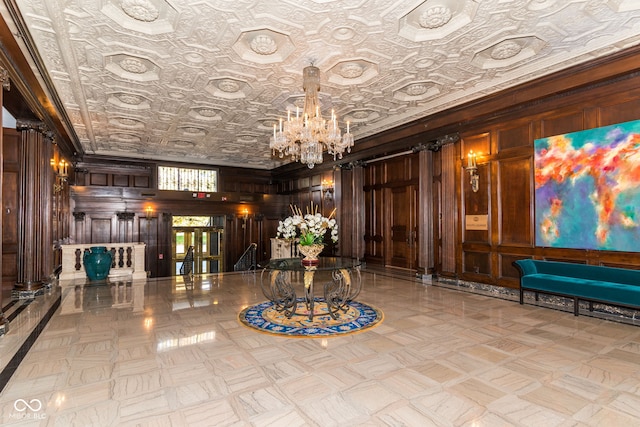 view of community lobby