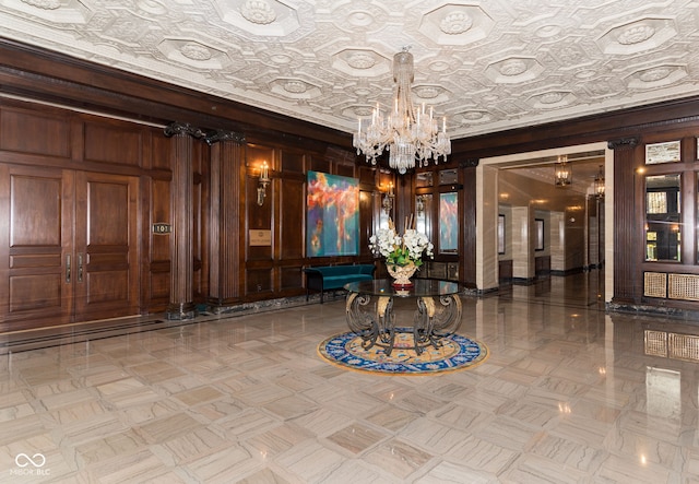 view of community lobby