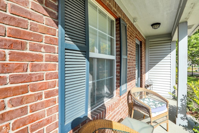 balcony with a porch