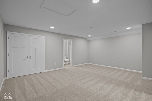 empty room with light carpet