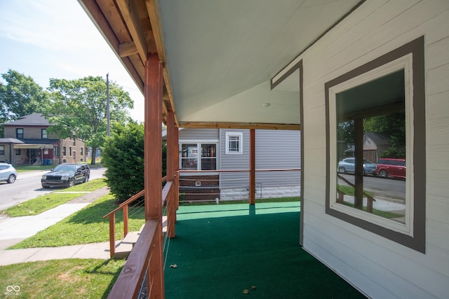 view of patio / terrace featuring a porch