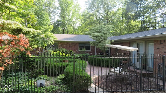 view of ranch-style home