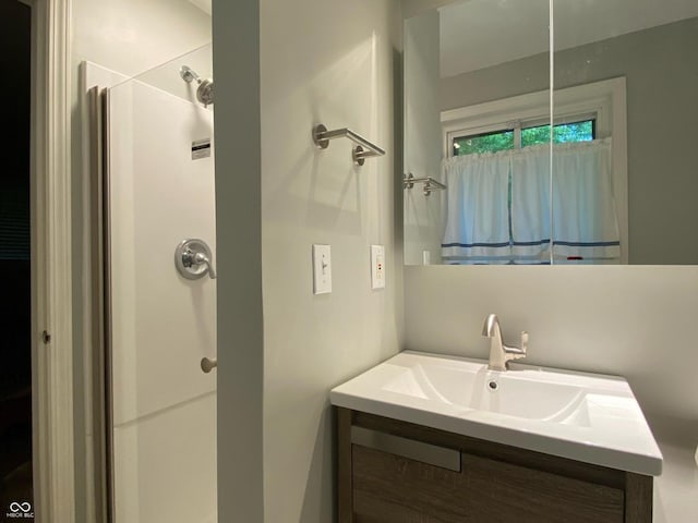 6070 S 1000 E, Brazil, IN 47834 - full bath with vanity and a shower