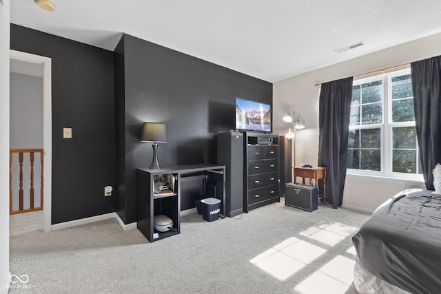 bedroom with carpet flooring