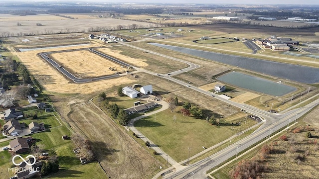 drone / aerial view featuring a rural view