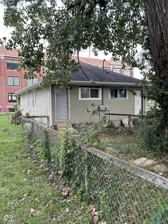 view of rear view of property