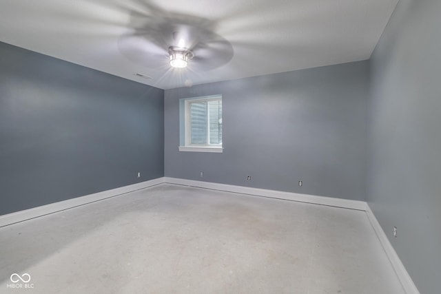 empty room featuring concrete floors