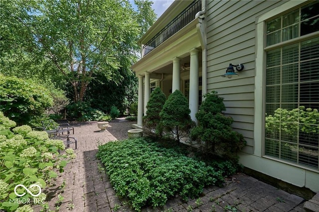 exterior space featuring a patio