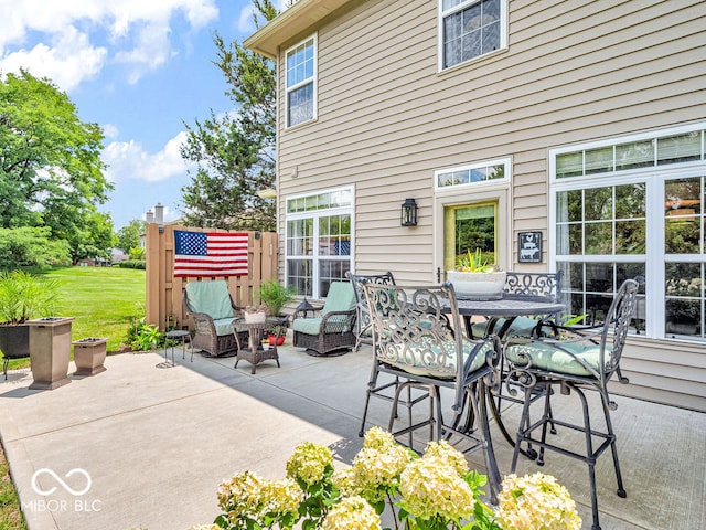 view of patio / terrace