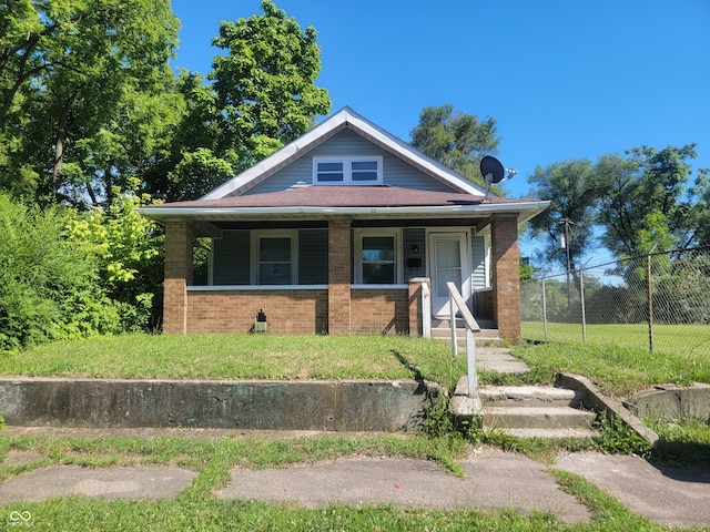 bungalow with covered porch