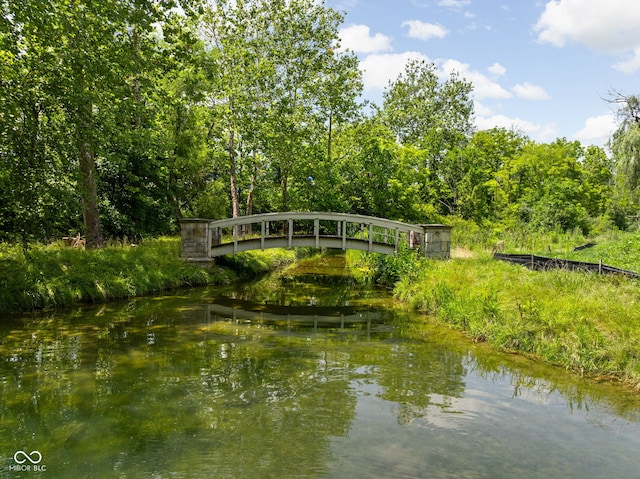 view of water feature