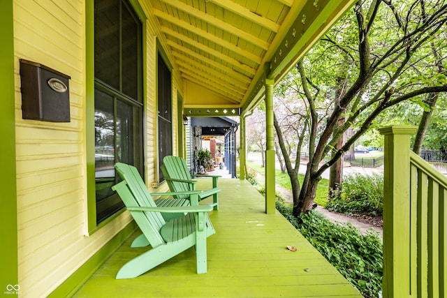 view of deck