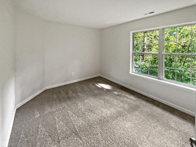 empty room with carpet floors