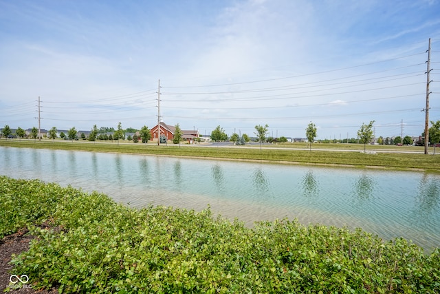 view of water feature