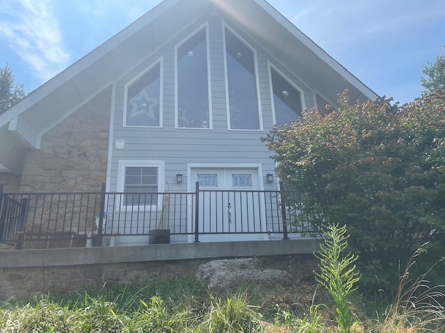 view of rear view of house