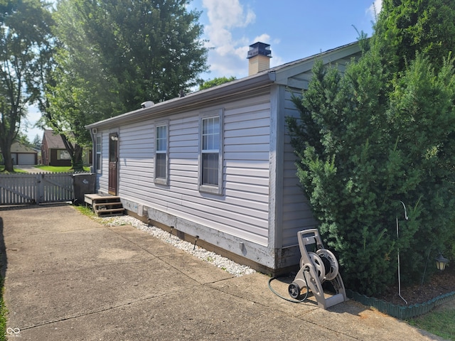 view of side of property