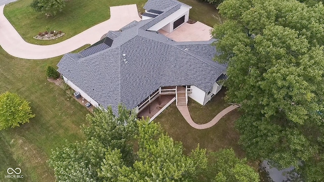 drone / aerial view