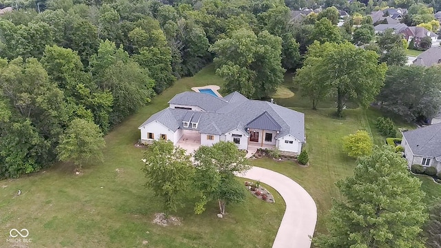 drone / aerial view