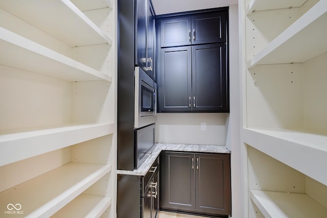 view of storage area