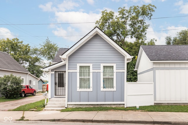 view of bungalow-style house